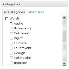 categories